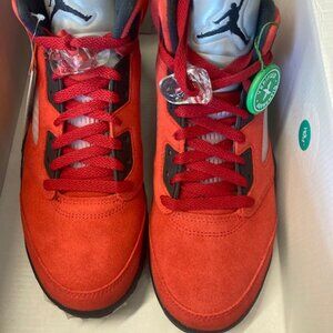 Nike Air Jordan 5 Retro Raging Bull Red